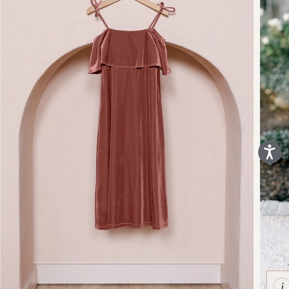 Revelry Other - Revelry Kids Riley Convertible Velvet Flower Girl/Junior Bridesmaid Dress